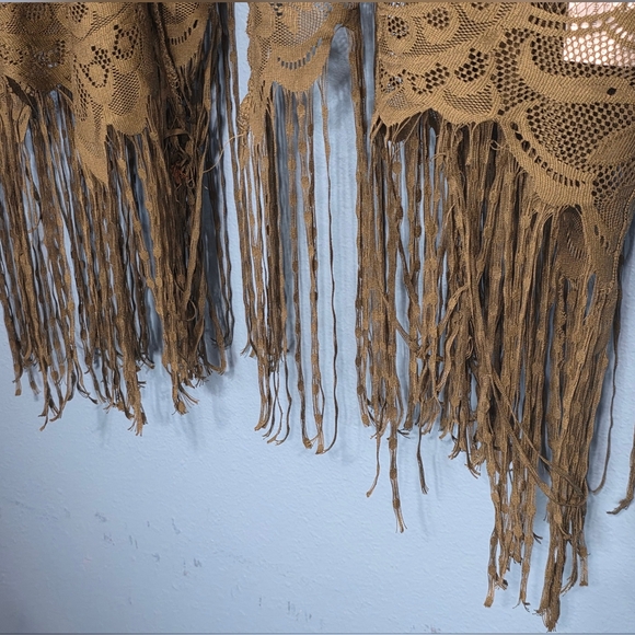 Lace Fringe Kimono XL - Picture 5 of 6